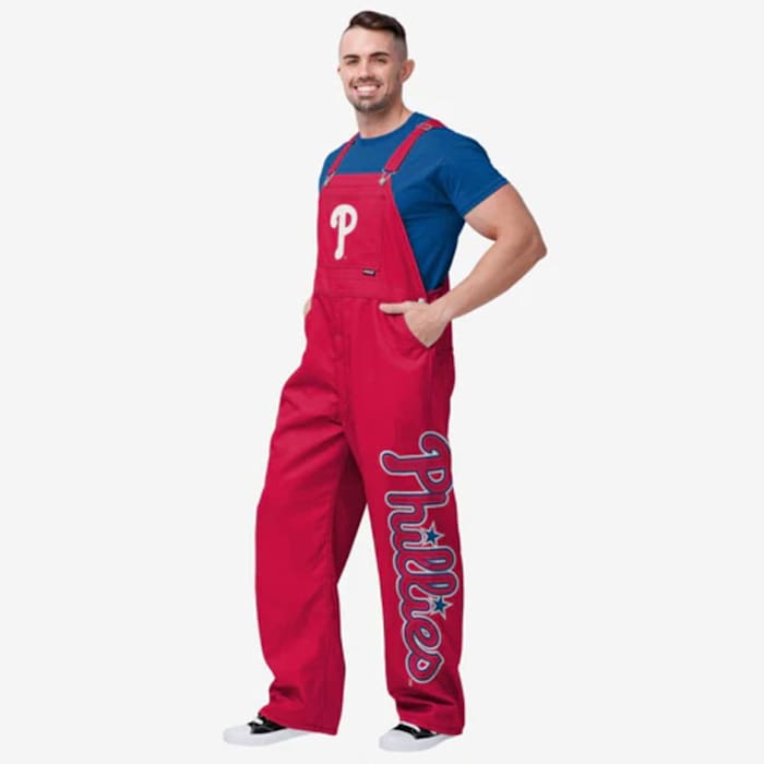 Philadelphia Phillies Mens Big Logo Bib Overalls - $78.00